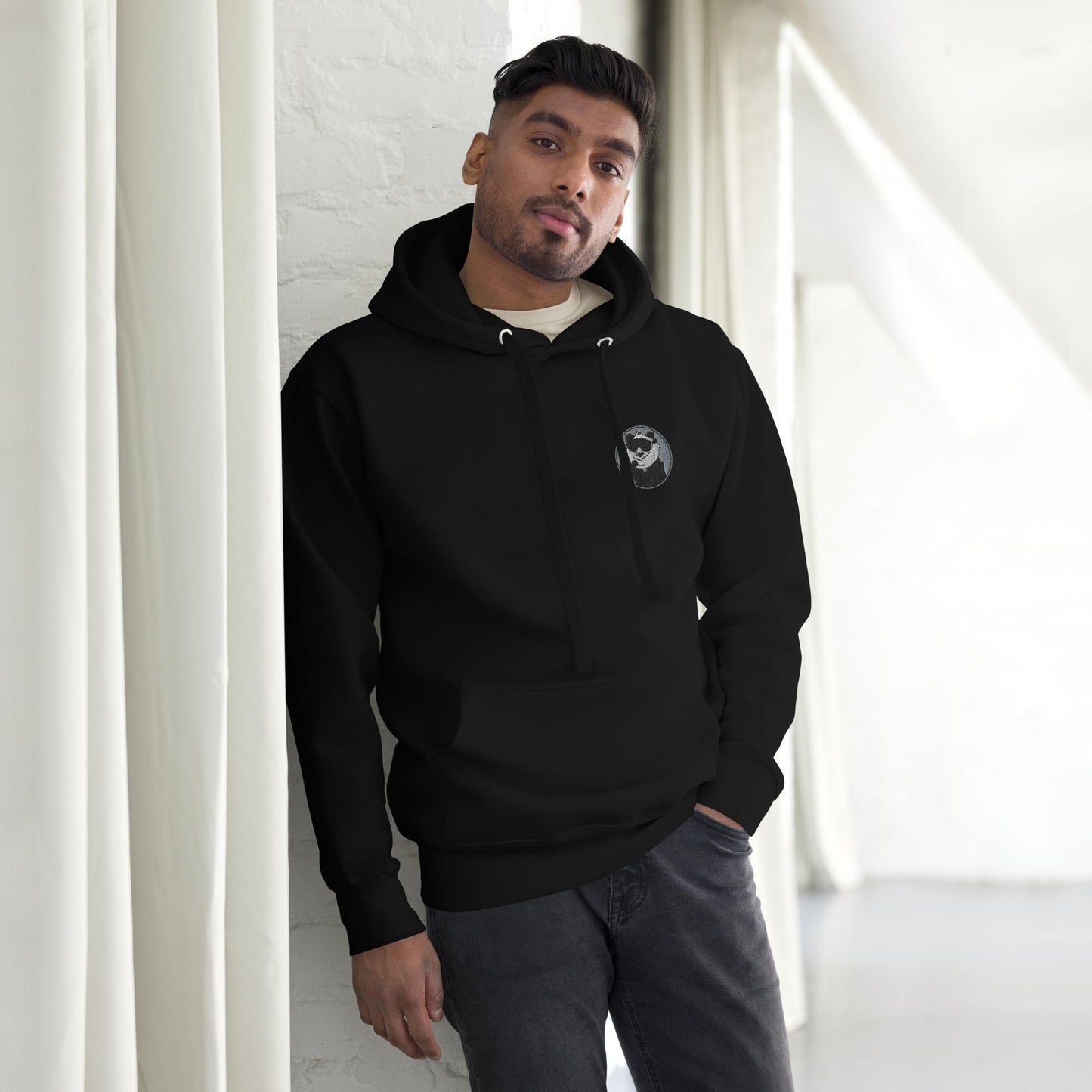 Monochrome Icon Unisex Hoodie